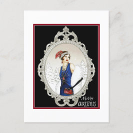 Postal Dama Art Decó de los años 20