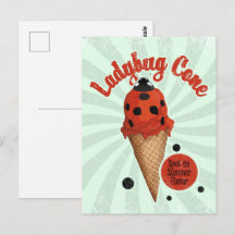 Dama Bug Retro | Arte de Helado Vintage Caprichoso