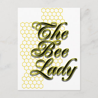 Postal dama de abeja