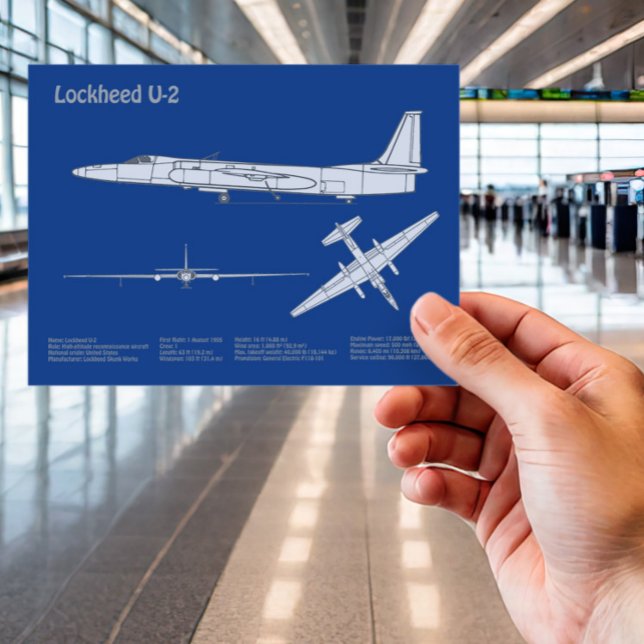 Postal Dama de Dragón U-2 - Planes de Plano Azul de Avión (Subido por el creador)