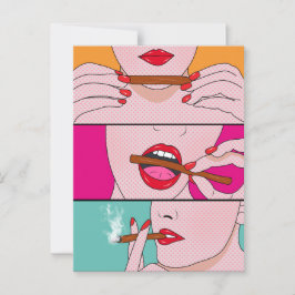 Postal dama de hierba