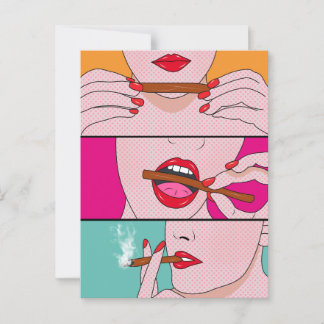 Postal dama de hierba