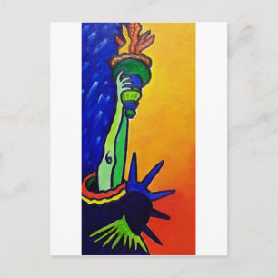 Postal Dama de la Libertad