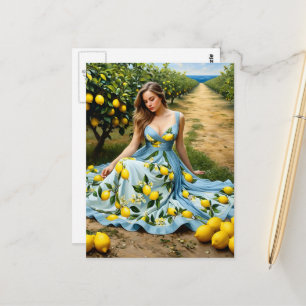 Postal Dama de Lemon Grove