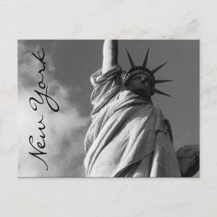 Postal dama de libertad nueva york