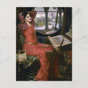 Postal Dama de Shalott de Waterhouse