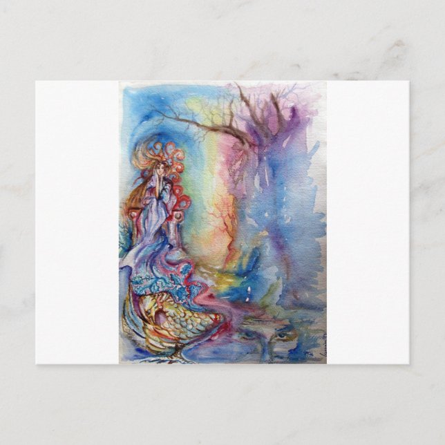 POSTAL DAMA DEL LAGO (Anverso)