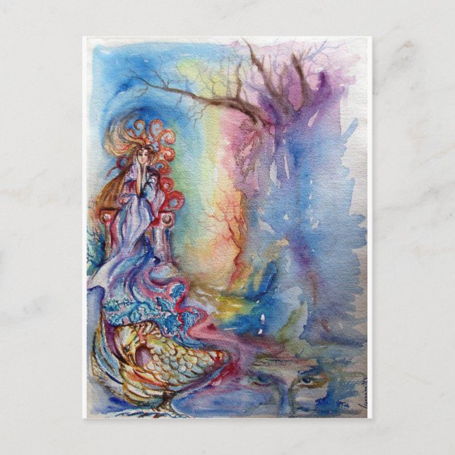 POSTAL DAMA DEL LAGO (Anverso)