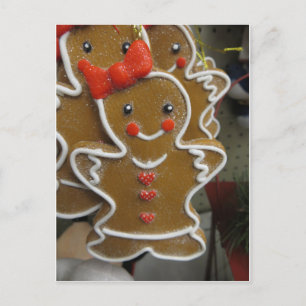 Postal Dama del pan de jengibre