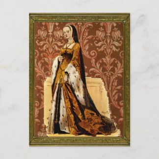Postal Dama del Renacimiento