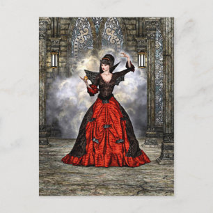 Postal Dama Vampiro