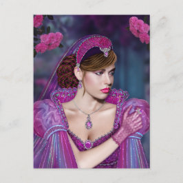 Postal Dama victoriana