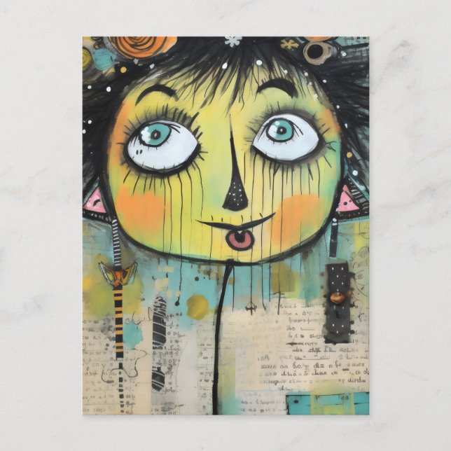 Postal Damas Artísticas 11 (Anverso)
