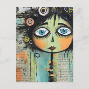 Postal Damas de arte 8