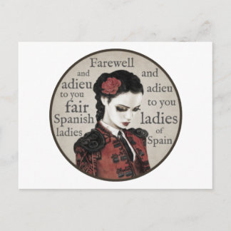 Postal Damas de España