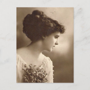 Postal damas de foto vintage