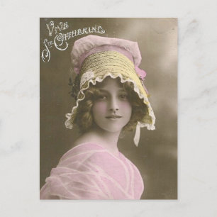 Postal damas de fotos antiguas