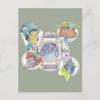 Postal Damas de la calle Postcard
