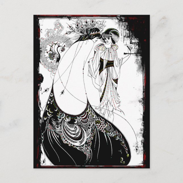 Postal Damas de moda (Anverso)