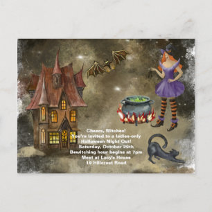Postal Damas Nite Out Halloween Party