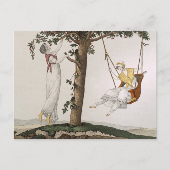 Postal Damas parisinas en Montmorency, plato 41 de 'Le (Anverso)