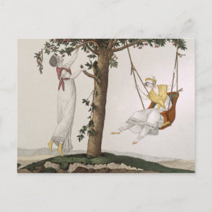 Postal Damas parisinas en Montmorency, plato 41 de 'Le