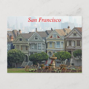 Postal Damas pintadas, San Francisco, California