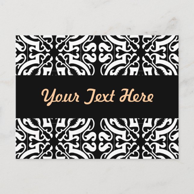 Postal Damasco 1 (blanco y negro) (Anverso)