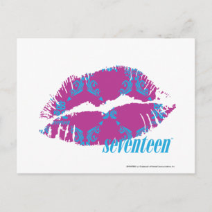 Postal Damask Aqua-Purple