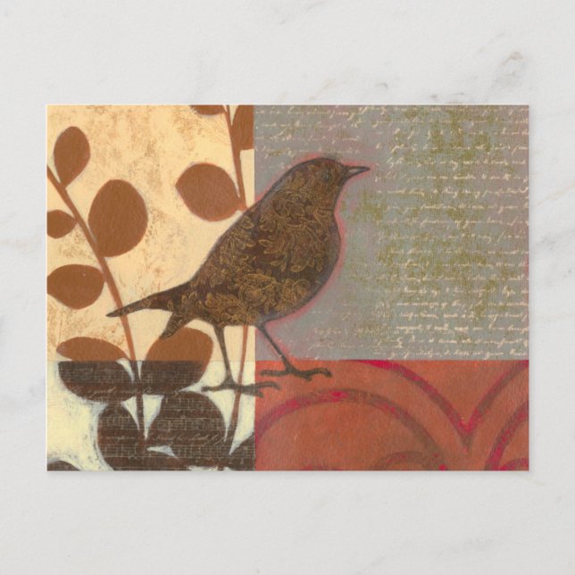 Postal Damask Sparrow (Anverso)