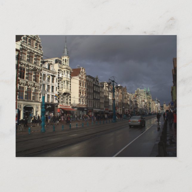 Postal Damrak, Amsterdam (Anverso)