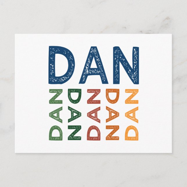Postal Dan Cute Colorful (Anverso)