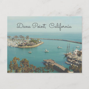 Postal Dana Point California Estilo Retro