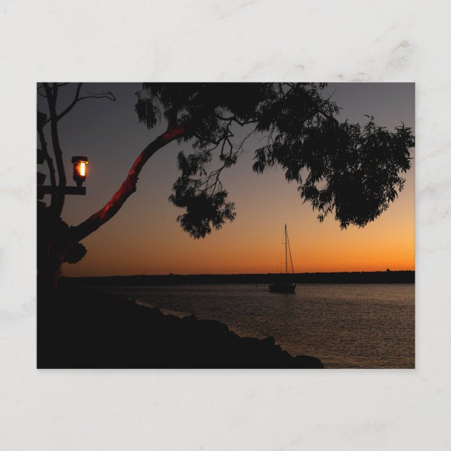 Postal Dana Point Harbour Sunset (Anverso)