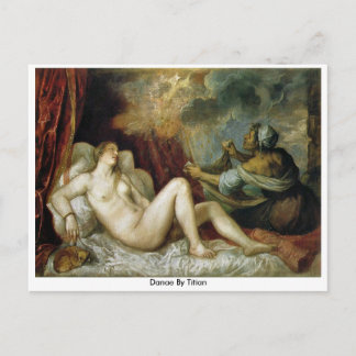 Postal Danae De Titian
