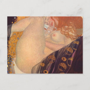 Postal Danae Gustav Klimt
