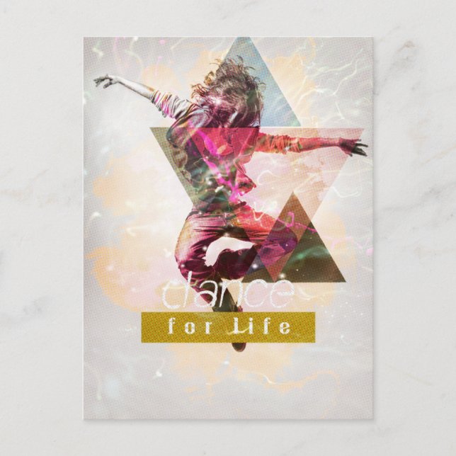 Postal Dance4Life (Anverso)