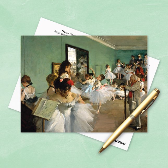 Postal Dance Class Ballerinas Edgar Degas (Subido por el creador)