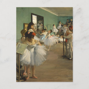 Postal Dance Class Edgar Degas