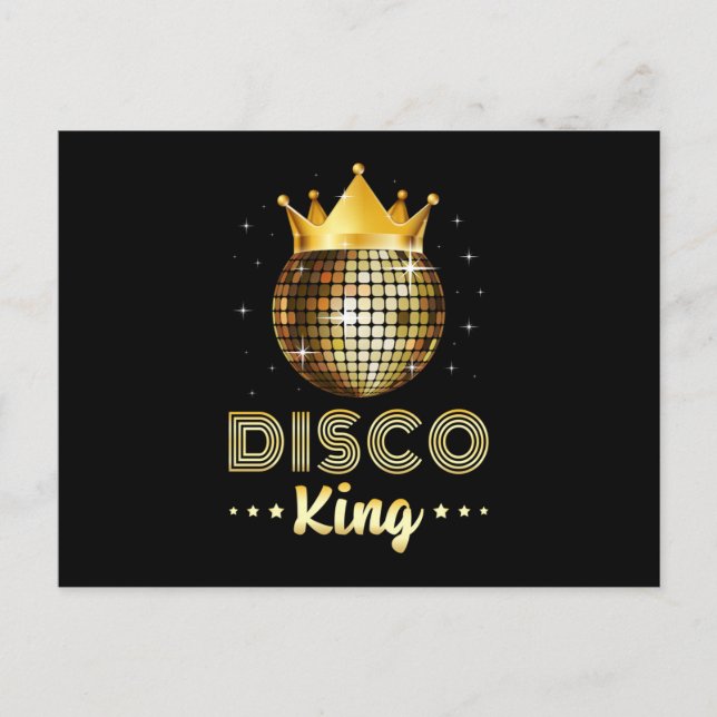 Postal Dance Dancing Disco King Dancer Fiesta Gift Idea (Anverso)