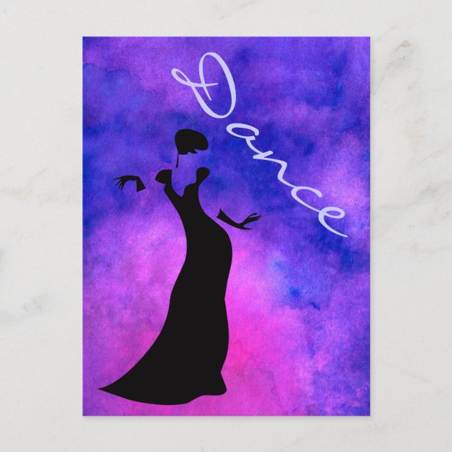 Postal Dancer Silhouette (Anverso)