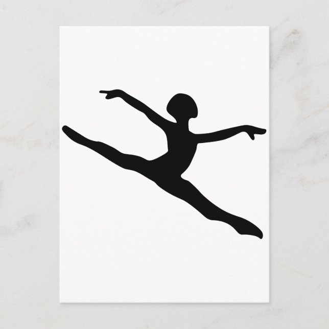 Postal Dancer Silhouette (Anverso)