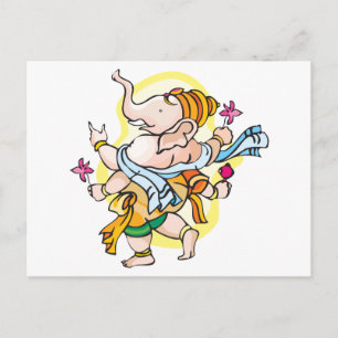 Postal Dancing Ganesha