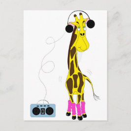 Postal Dancing Giraffe