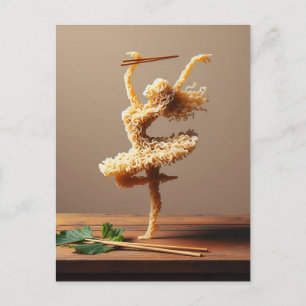 Postal Dancing Ramen Woman