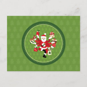Postal Dancing Shiva Claus