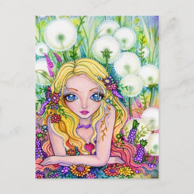 Postal Dandelion Fairy Kingdom - Postcard (Anverso)