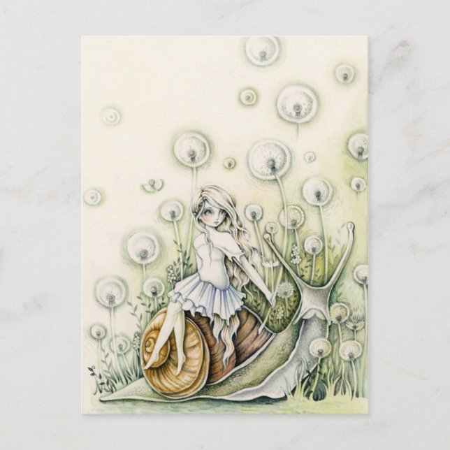 Postal Dandelion Field - Postcard (Anverso)