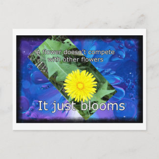 Postal Dandelion Inspirador