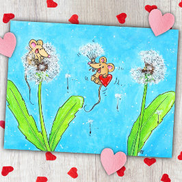 Postal Dandelion Mice